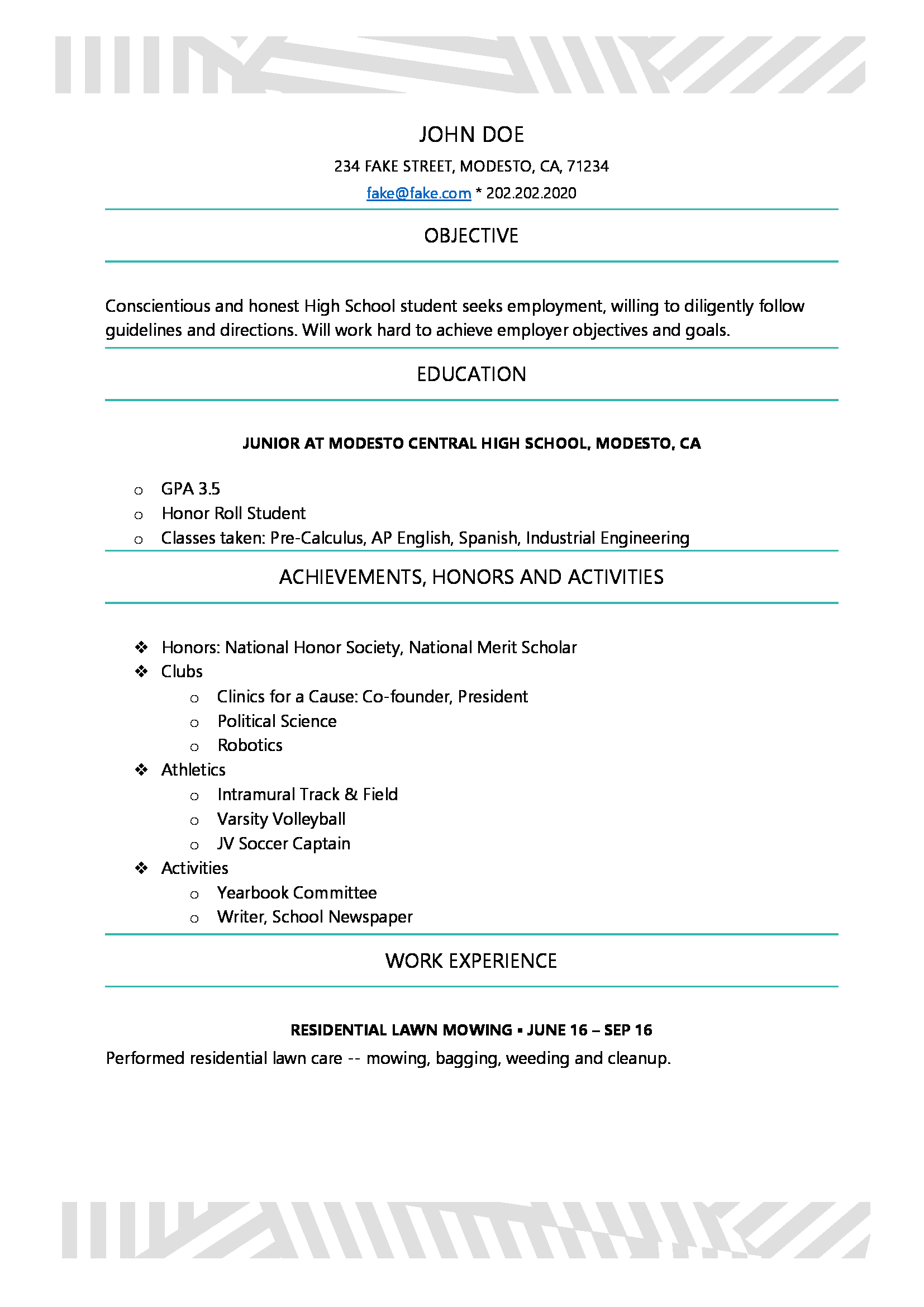 school resume template rome fontanacountryinn com high school student resume template